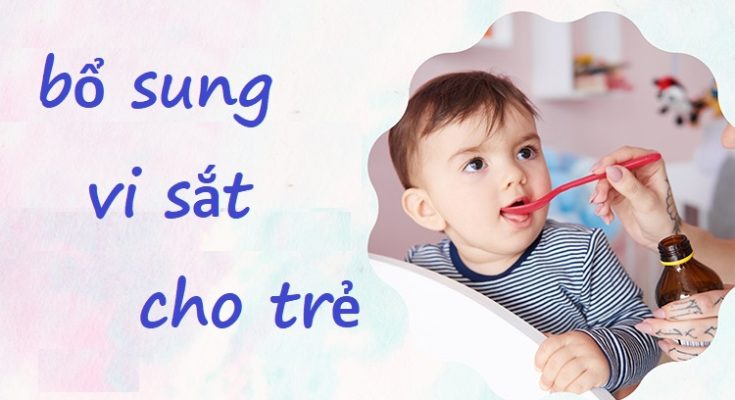 bổ sung sắt cho trẻ