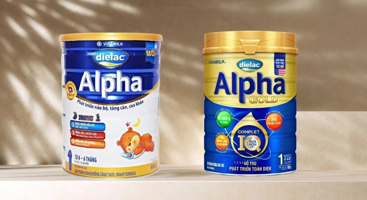Sữa Dielac Alpha 2 dành cho trẻ từ 6-12 tháng