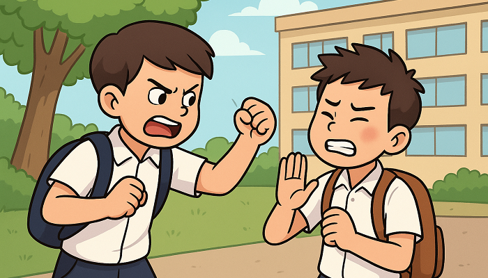 trẻ bị bắt nạt